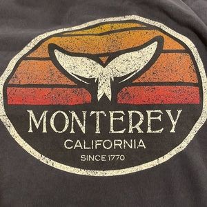 Monterey Mens Black T-Shirt - XXL